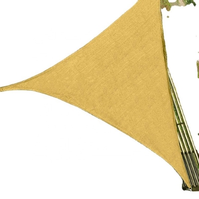 6*6*6m UV-Resistance 6*6*6m Triangle Awning Canopy Sun Shade Multifunctional Waterproof Beach Tent Sun Sail Shade