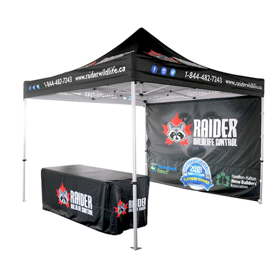 Custom printed promotional marquee tent fireproof 10x10 pop up trade show canopy tent for events